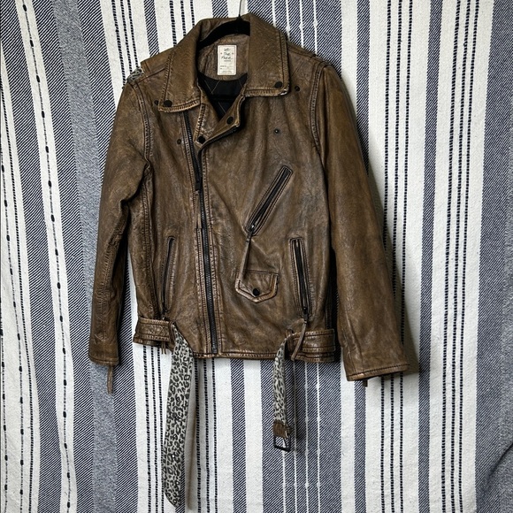 We The Free Over You Leather Jacket - Picture 2 of 7